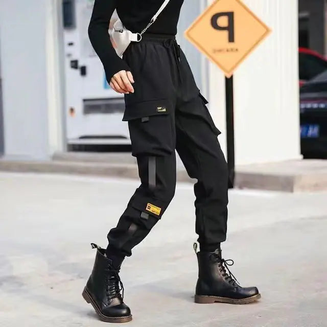 Women's Hip-Hop Cargo Joggers for Casual Sports Wear