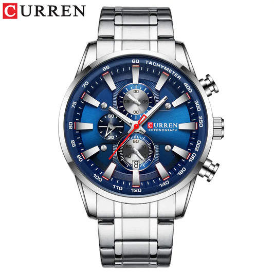 Curren 8351 Men's Waterproof Quartz Watch with Calendar