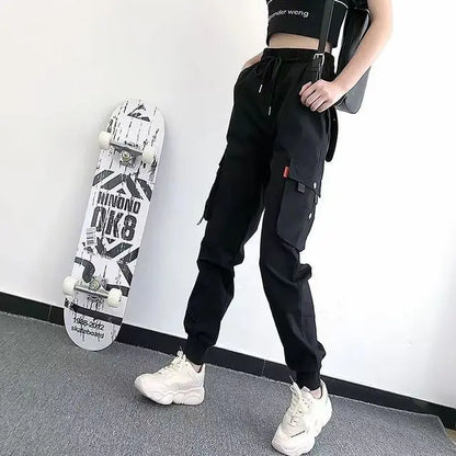Women's Hip-Hop Cargo Joggers for Casual Sports Wear