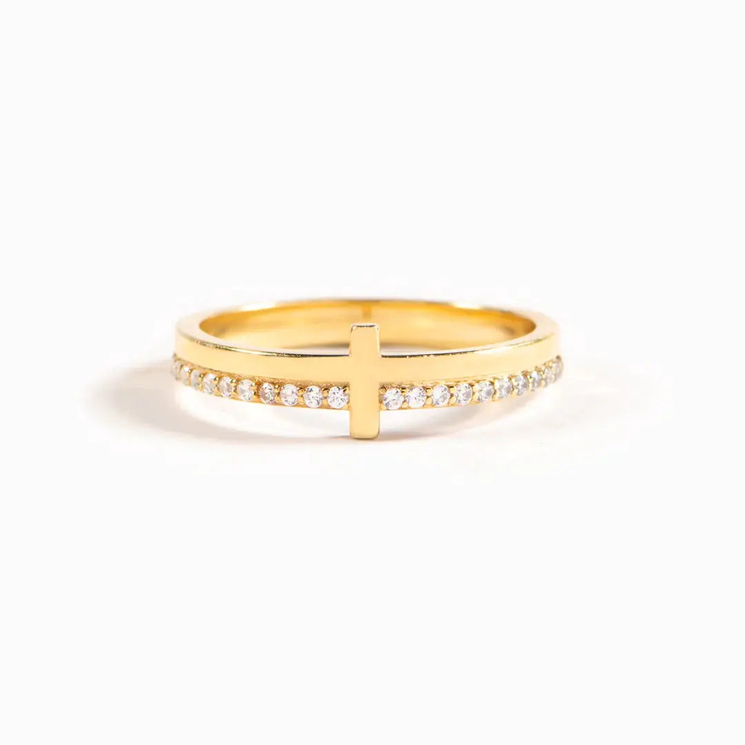 S925 Sterling Silver Cross Ring - Simple Fashion Design