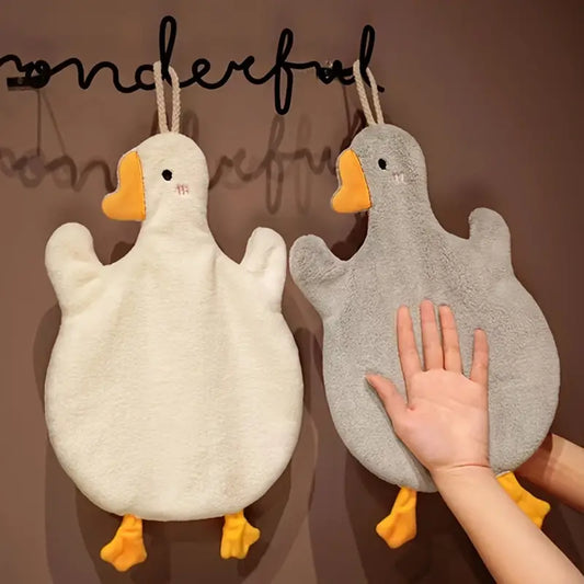 Cartoon Duck Hand Towels - Absorbent and Quick Drying