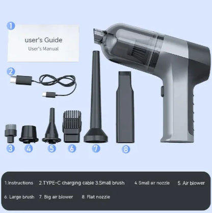 Wireless Handheld Car Vacuum Cleaner