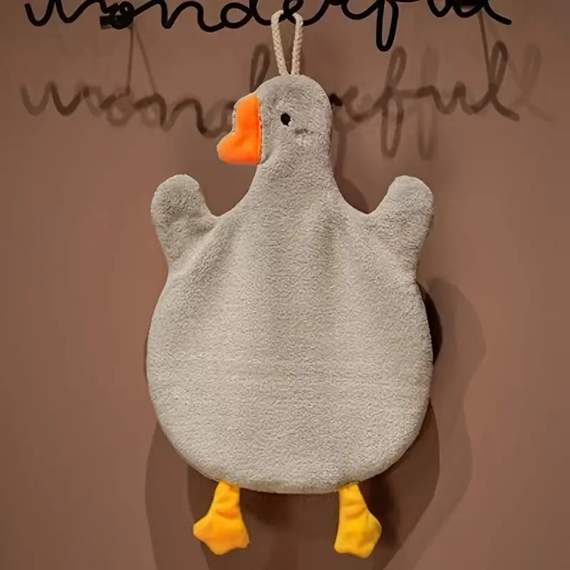 Cartoon Duck Hand Towels - Absorbent and Quick Drying