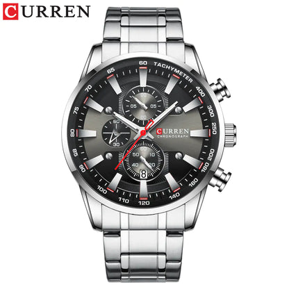 Curren 8351 Men's Waterproof Quartz Watch with Calendar