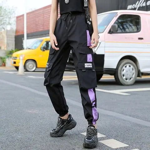Women's Hip-Hop Cargo Joggers for Casual Sports Wear