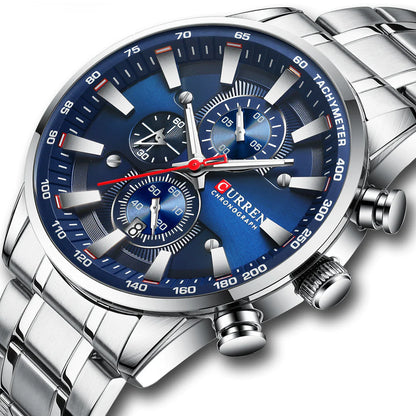 Curren 8351 Men's Waterproof Quartz Watch with Calendar