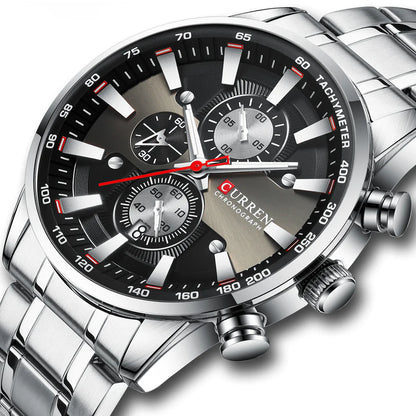 Curren 8351 Men's Waterproof Quartz Watch with Calendar