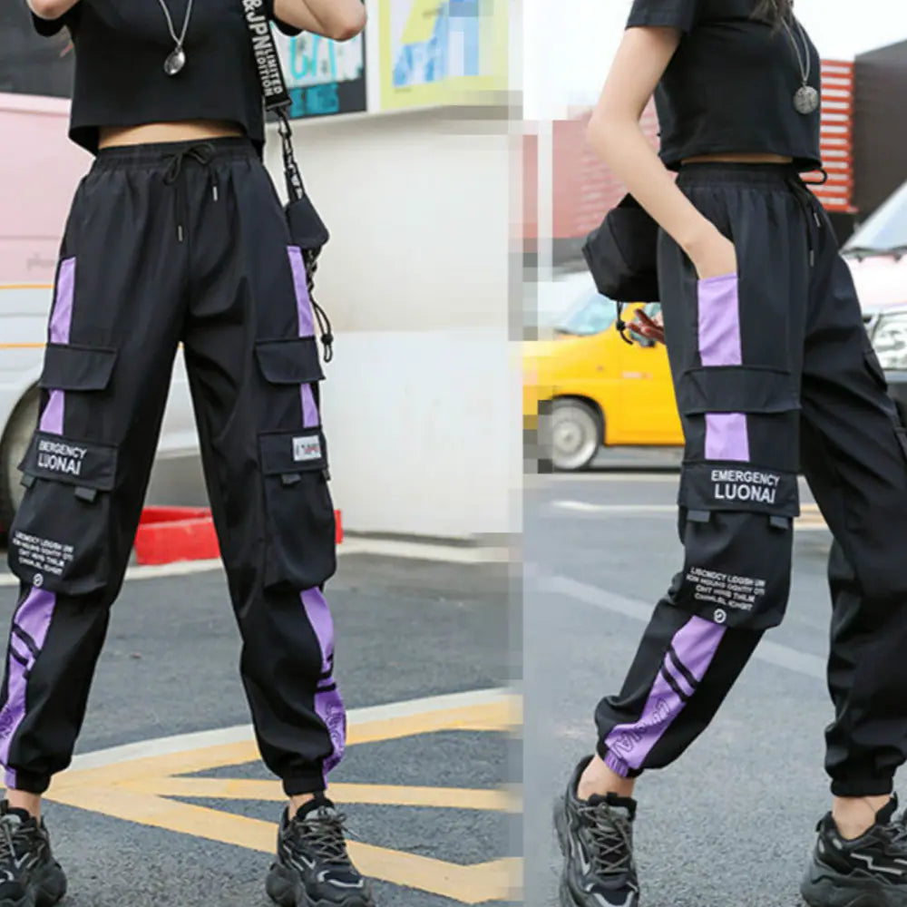 Women's Hip-Hop Cargo Joggers for Casual Sports Wear