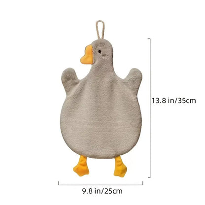 Cartoon Duck Hand Towels - Absorbent and Quick Drying
