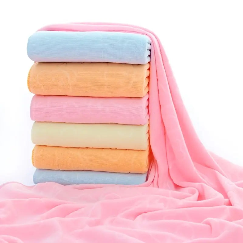 Microfiber Absorbent Bath Towel - Quick-Drying Large Size