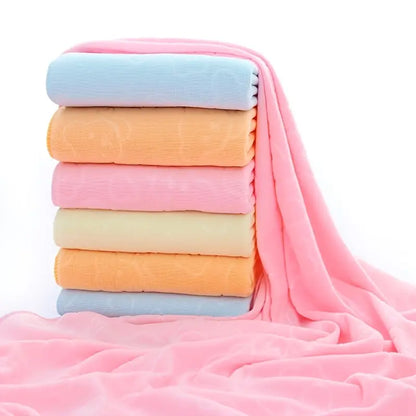 Microfiber Absorbent Bath Towel - Quick-Drying Large Size